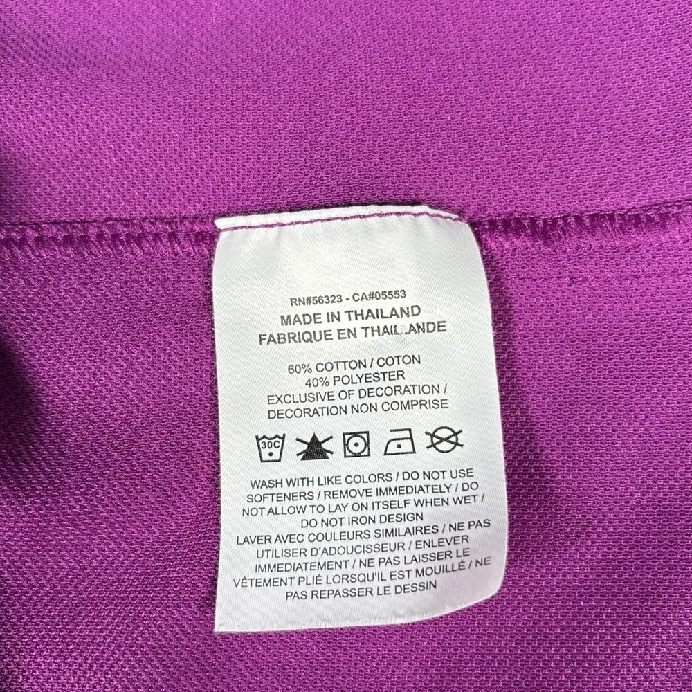 Nike The Nike Polo Shirt Mens M Short Sleeve Purple‎ Dri Fit Knit Golf